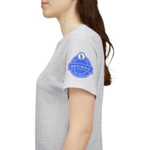 Retired-Skiing  Unisex Heavy Cotton Tee