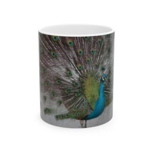 Peacock  Ceramic Mug, (11oz, 15oz)