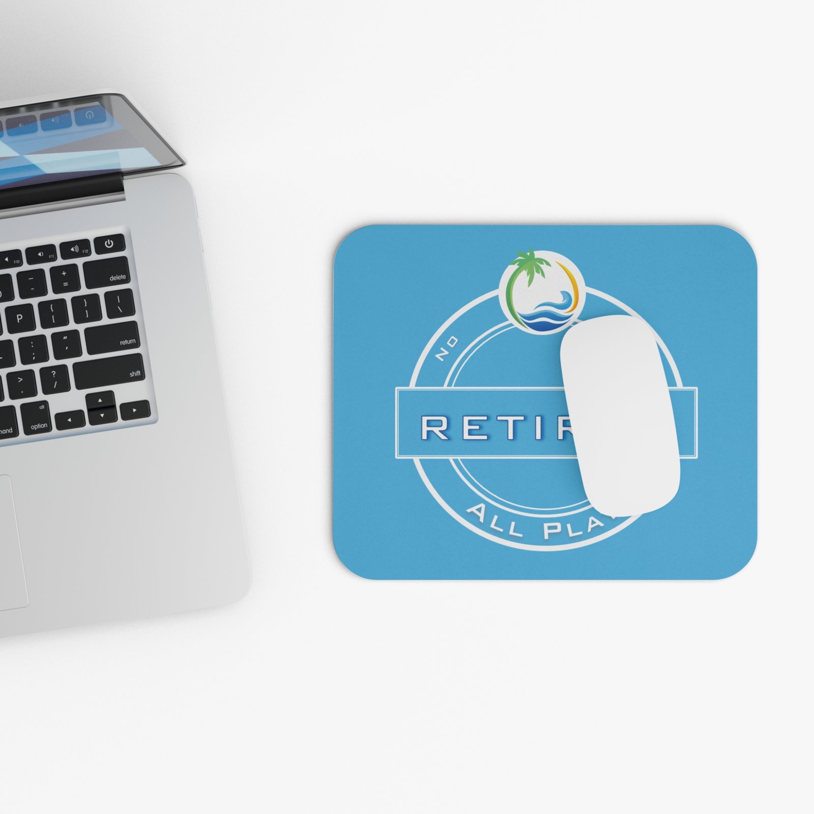 Retired-Beach Mouse Pad (Rectangle) - Image 4